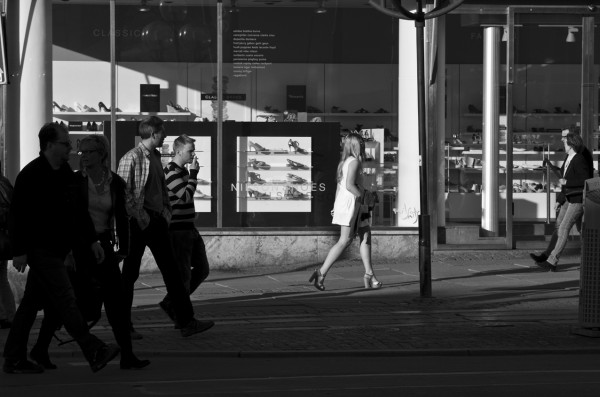 Girl in White - Streets of Gothenburg